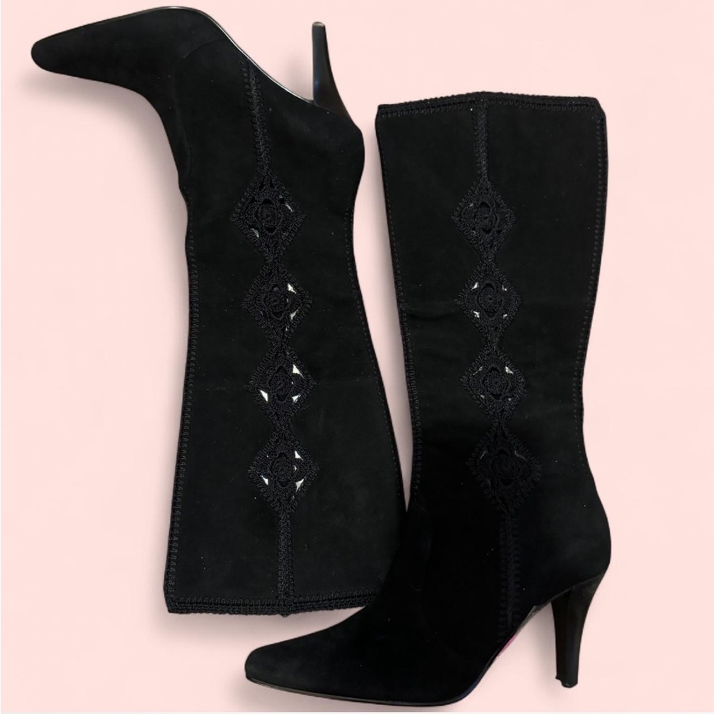 Black Suede Boots